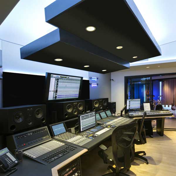 Recording Studio Control Room